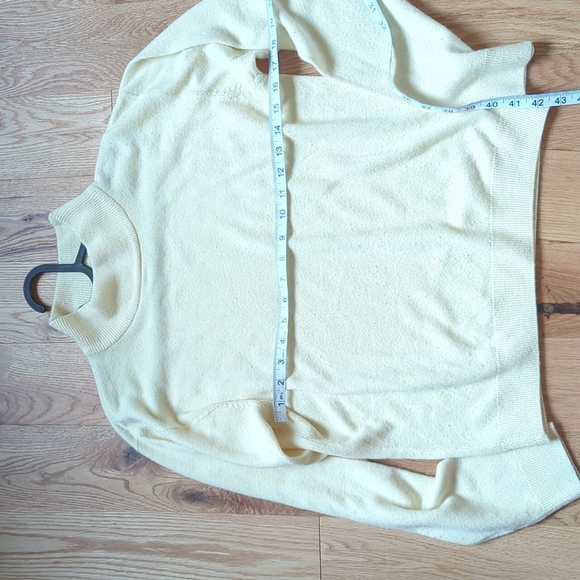 Easywear. Women's Cream Coloured Crewneck Sweater. - Picture 5 of 6